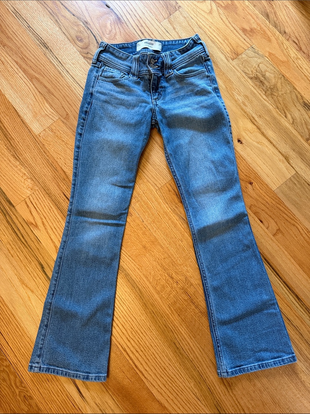 Hollister Blue Flare Jeans - Women's Stretch Denim
